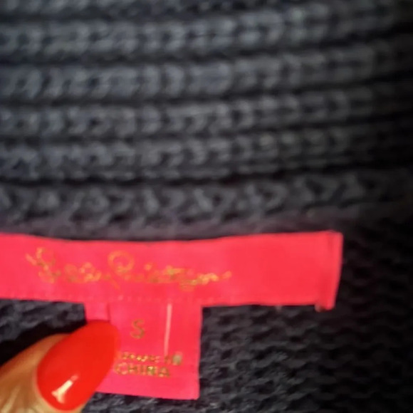 Lilly Pulitzer Bainbridge Toggle Shawl Collar Knit Sweater - Picture 7 of 12